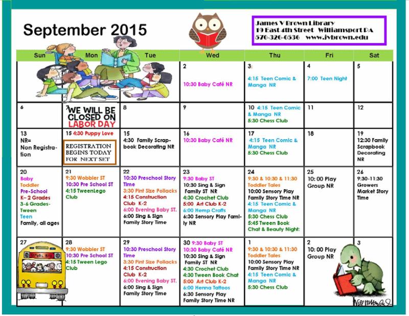 September Program Picture This Week at the Library: Announcing September Programs!
