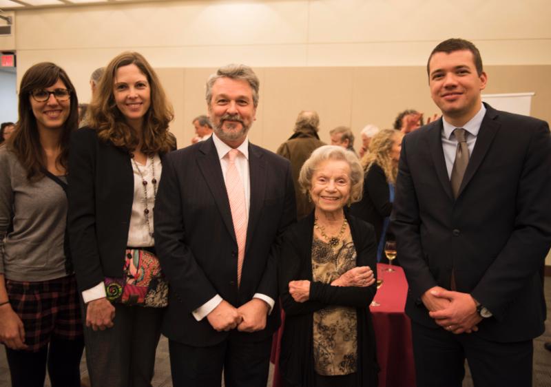 Flory and Croatian and Spanish officials