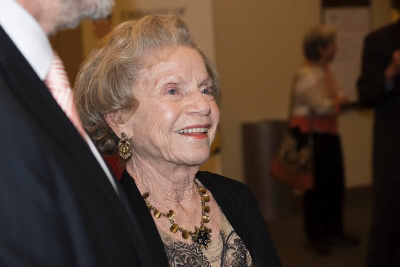Flory Jagoda at the reception before the screening