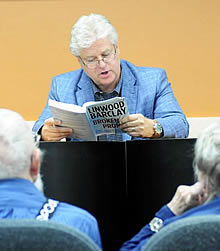 Reading from Broken Promise at Mysterious Galaxy in San Diego
