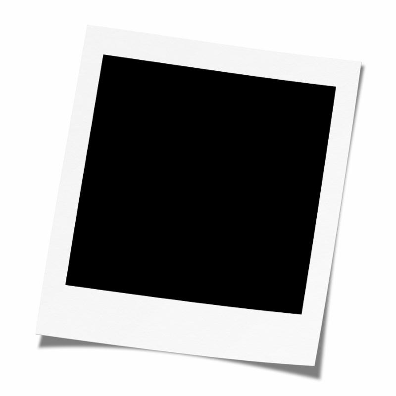 Polaroid blank photo. Isolated on white background