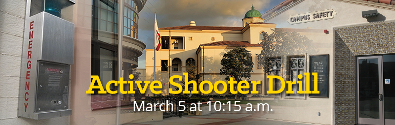Active Shooter Drill; March 4 at 10:15 a.m.