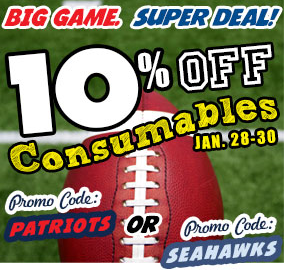 Save 10% on Consumables!