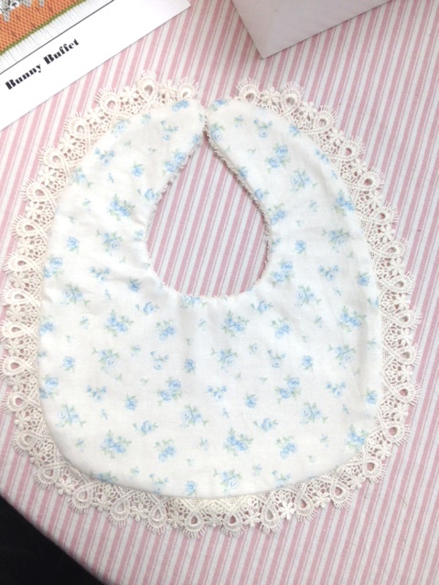 shabby chic princess bib