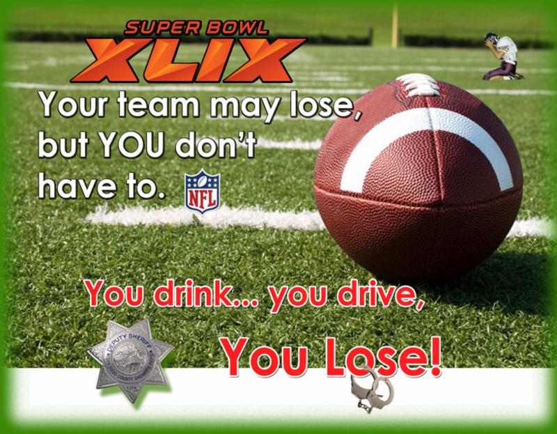 Super Bowl DUI Enforcement