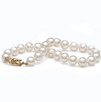 6.5-7.0 mm White Freshwater Pearl Bracelet