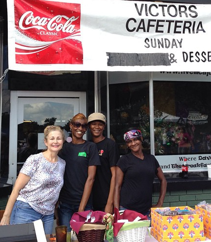 Victor's Cafeteria Booth at World Championship Gumbo Cookoff