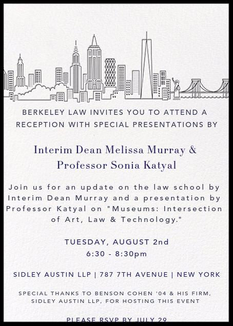 NYC Reception - Aug 2, 2016