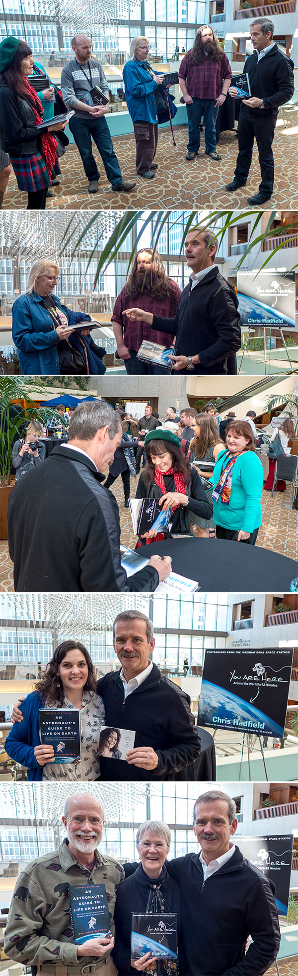 Commander Chris Hadfield at Sheraton Crown Center 02212015