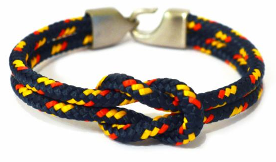 Lemon & Line bracelet inspired by Captain Nat and JB Herreshoff's personal burgees