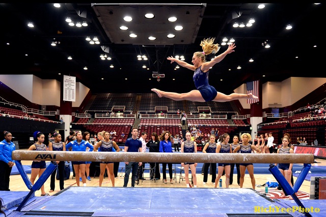 Stanford Women's gymnasts - 2-2015