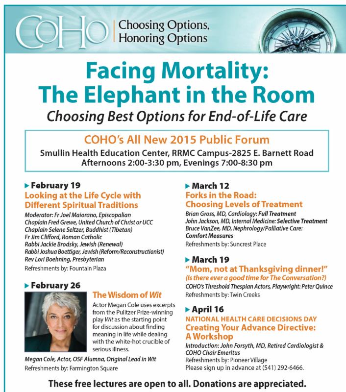COHO Lecture Series