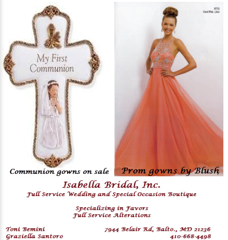 Isabella's ad