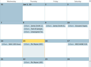 Outlook Calendar