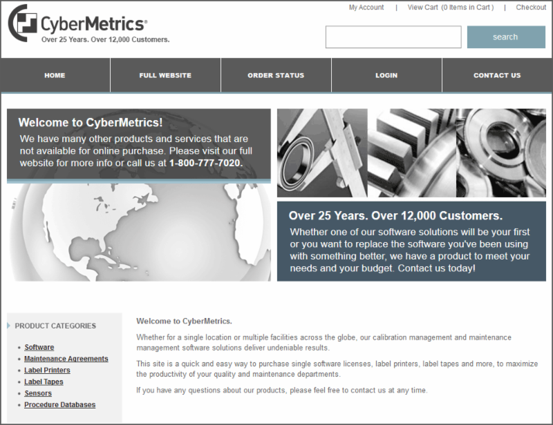 CyberMetrics Online Store